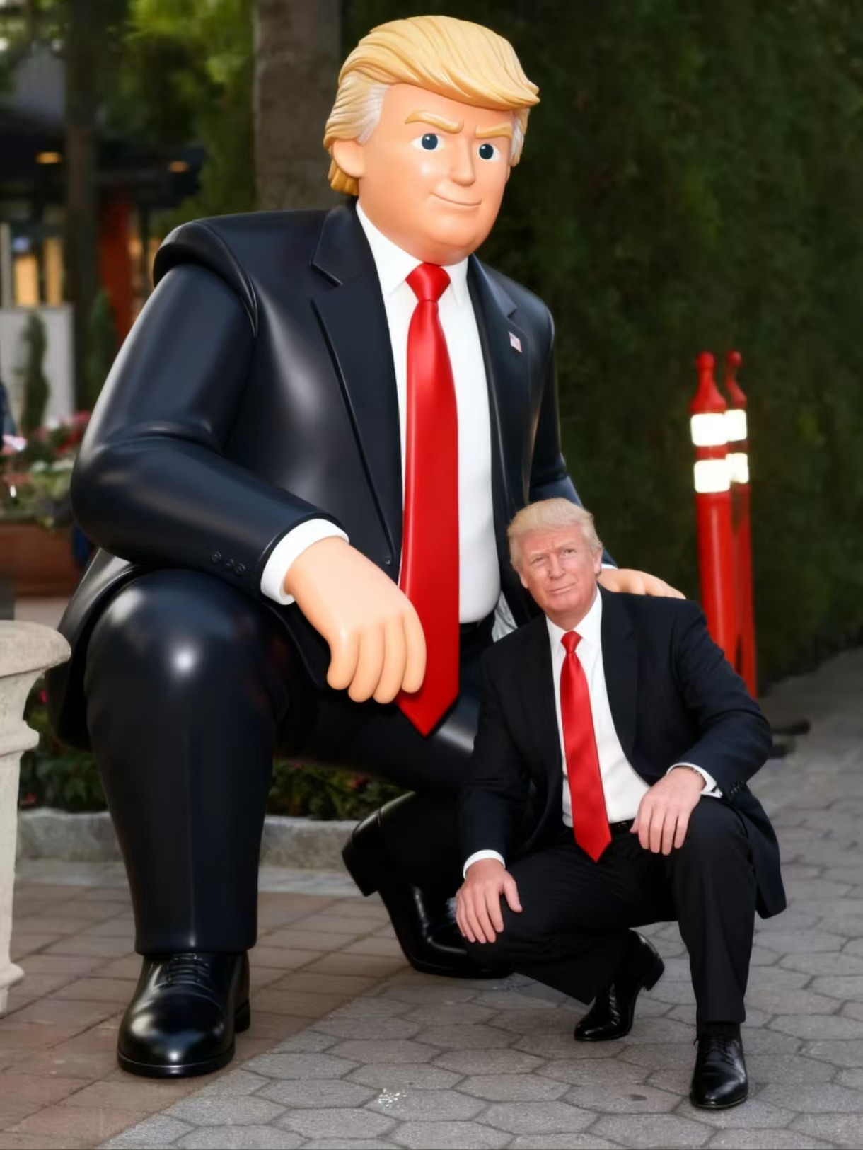 Giant Figurine Effect - Transform Characters into Collectible Figures after