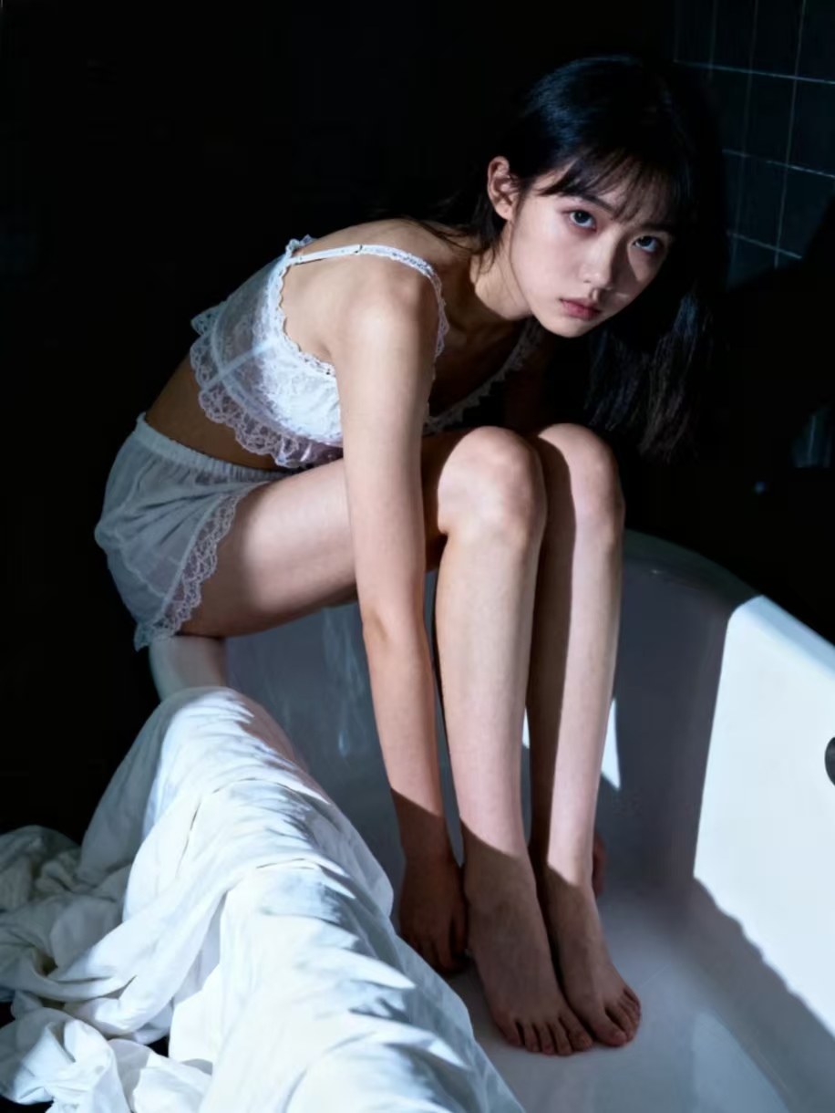 Private Photo Shooting - Intimate Portrait Photography Comparison before